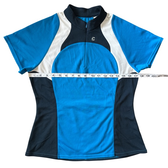 Cannondale Blue and White Cycling Jersey Women’s Size Large - Picture 5 of 8